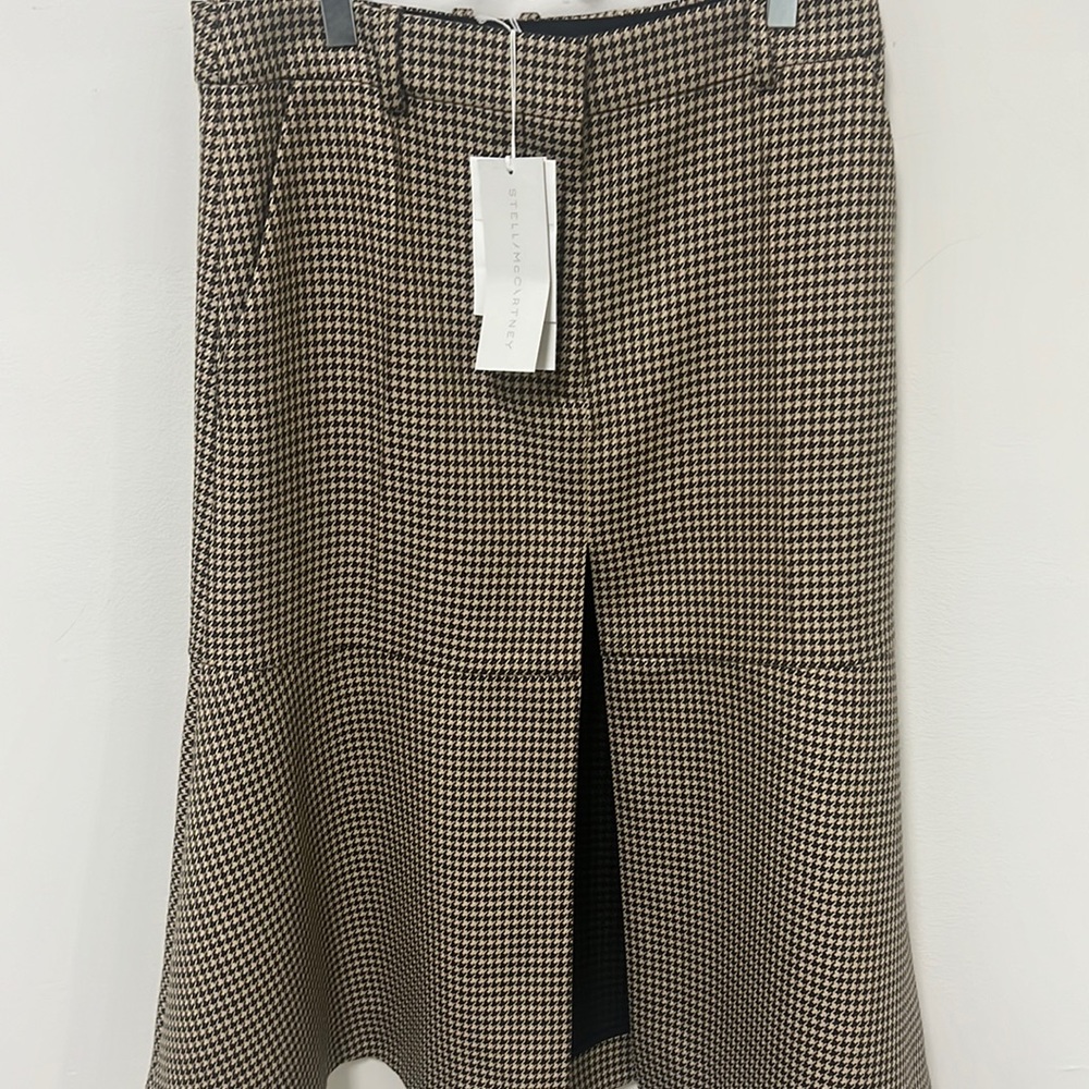 Stella mccartney plaid midi skirt